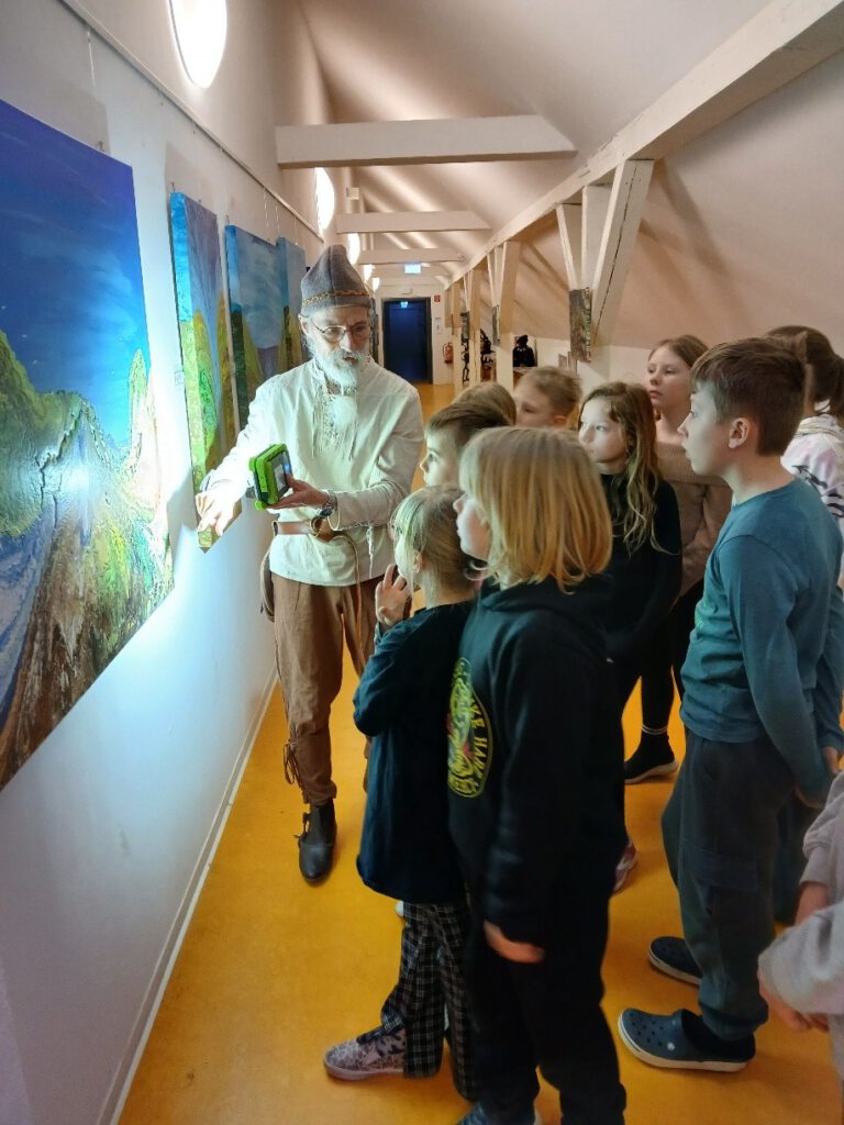 Kleine Galerie unterm Dach, Führung mit dem Künstler